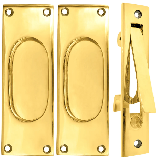 Traditional Rectangular Pocket Door Set
