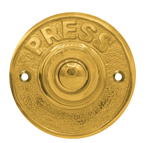 Classic American PRESS Doorbell Push Button