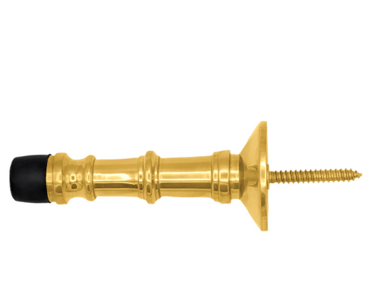 Traditional Brass Wall Mounted Door Stop